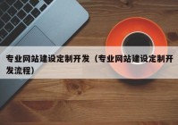 专业网站建设定制开发（专业网站建设定制开发流程）