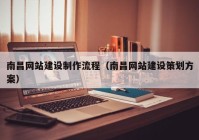 南昌网站建设制作流程（南昌网站建设策划方案）