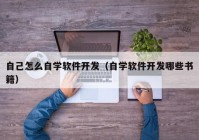自己怎么自学软件开发（自学软件开发哪些书籍）