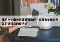 旅游电子商务网站建设流程（旅游电子商务网站的建设目的和功能）